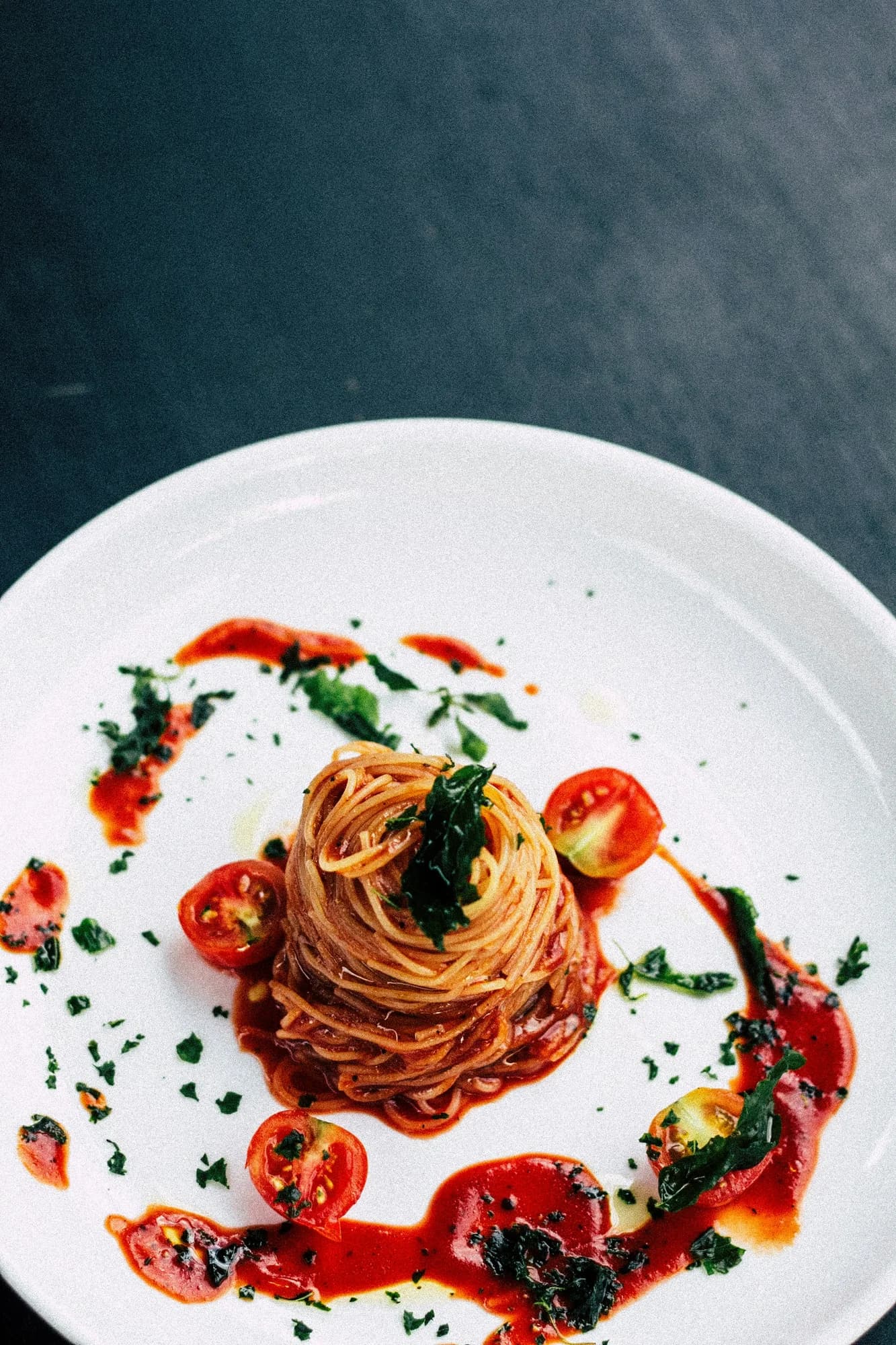 Pasta in tomato sauce — representative photo, not taken at Bella Vita — Mosspark
