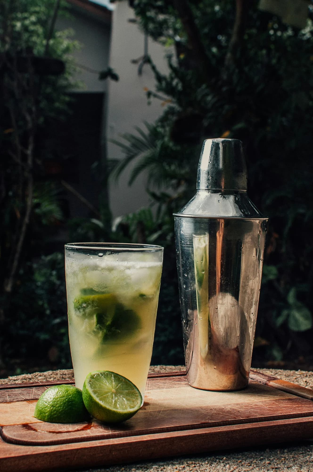 Clear drinking glass with sliced lemon and salt — representative photo, not taken at Boteco do Brasil