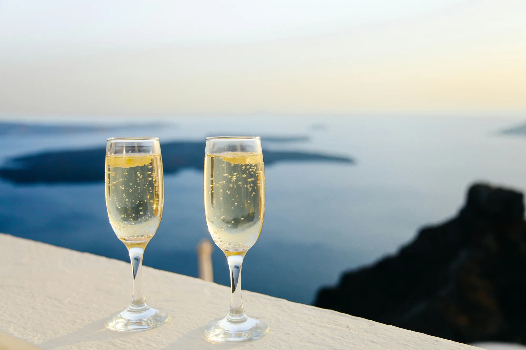 Wine glasses in shallow focus — representative photo, not taken at Celentano’s