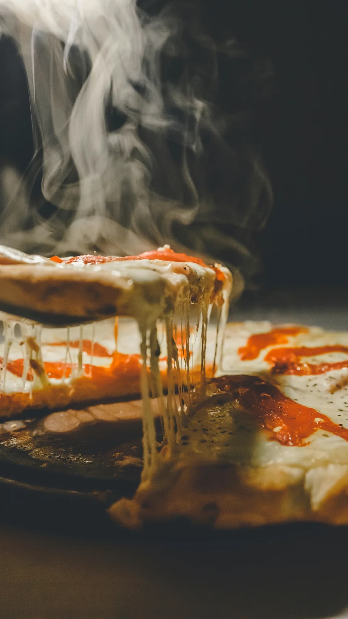 Cheese pizza close-up — representative photo, not taken at Di Maggios — St. Enoch