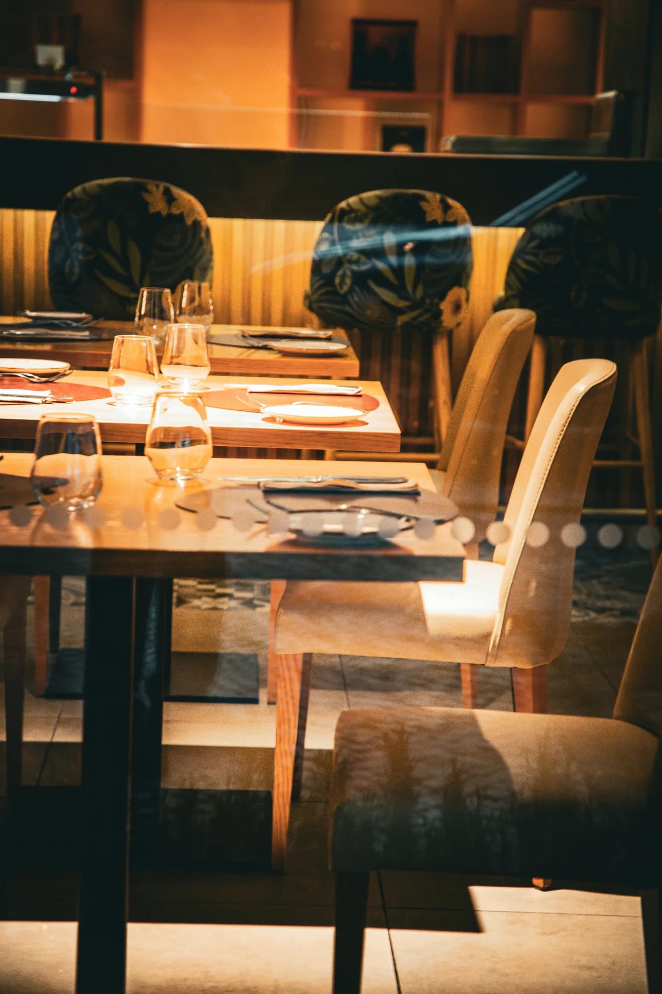 Table prepared for diners — representative photo, not taken at Fanny Trollopes