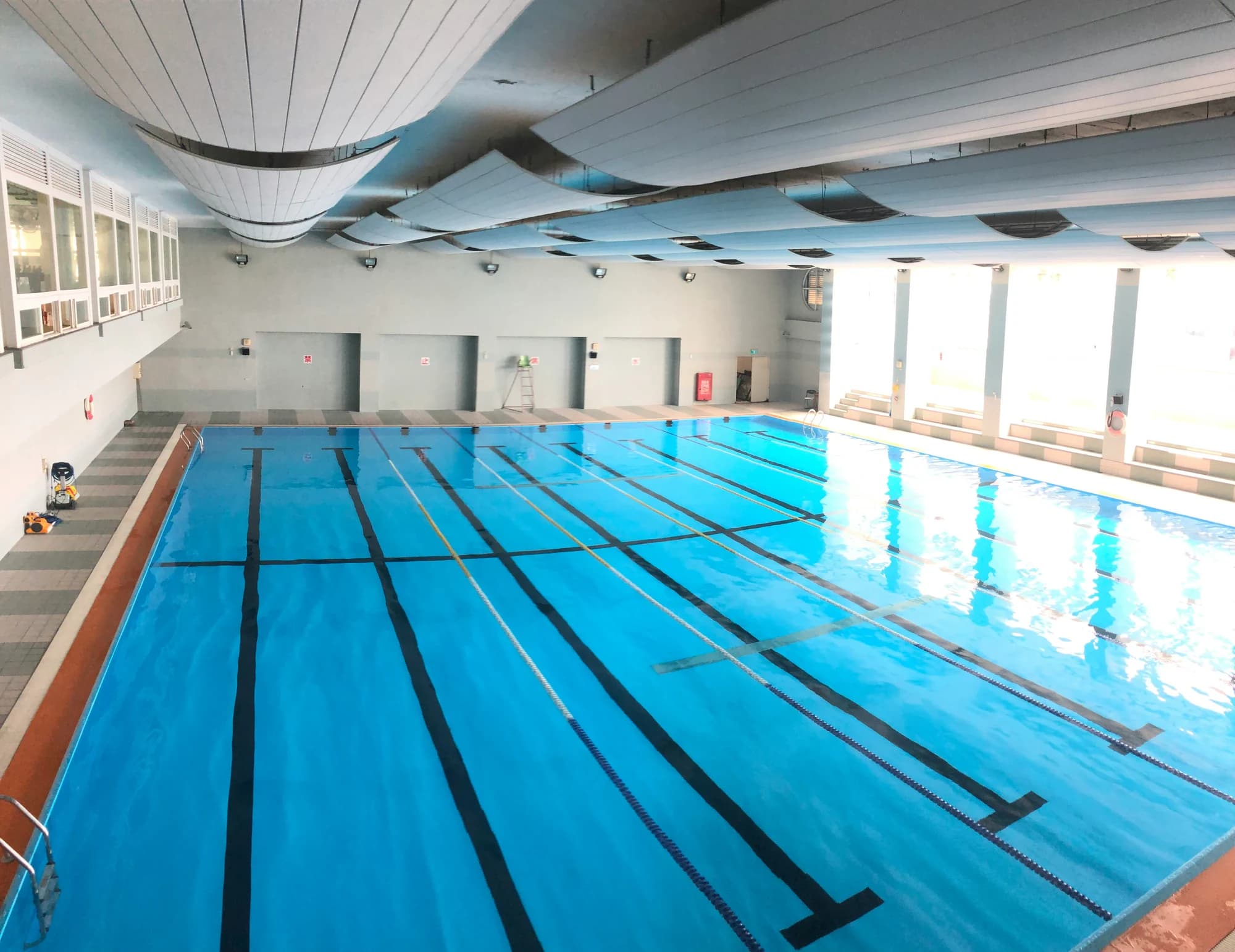 Indoor swimming pool — representative photo, not taken at Glasgow Club Castlemilk Pool