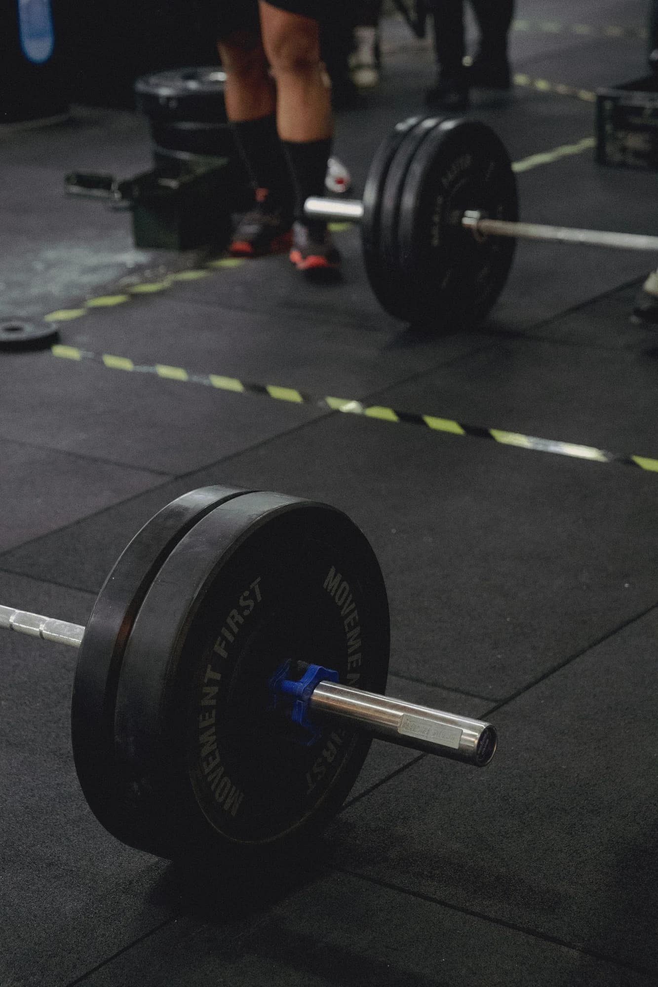 Weightlifting equipment is ready for use in a gym. — representative photo, not taken at Glasgow Club Pollok