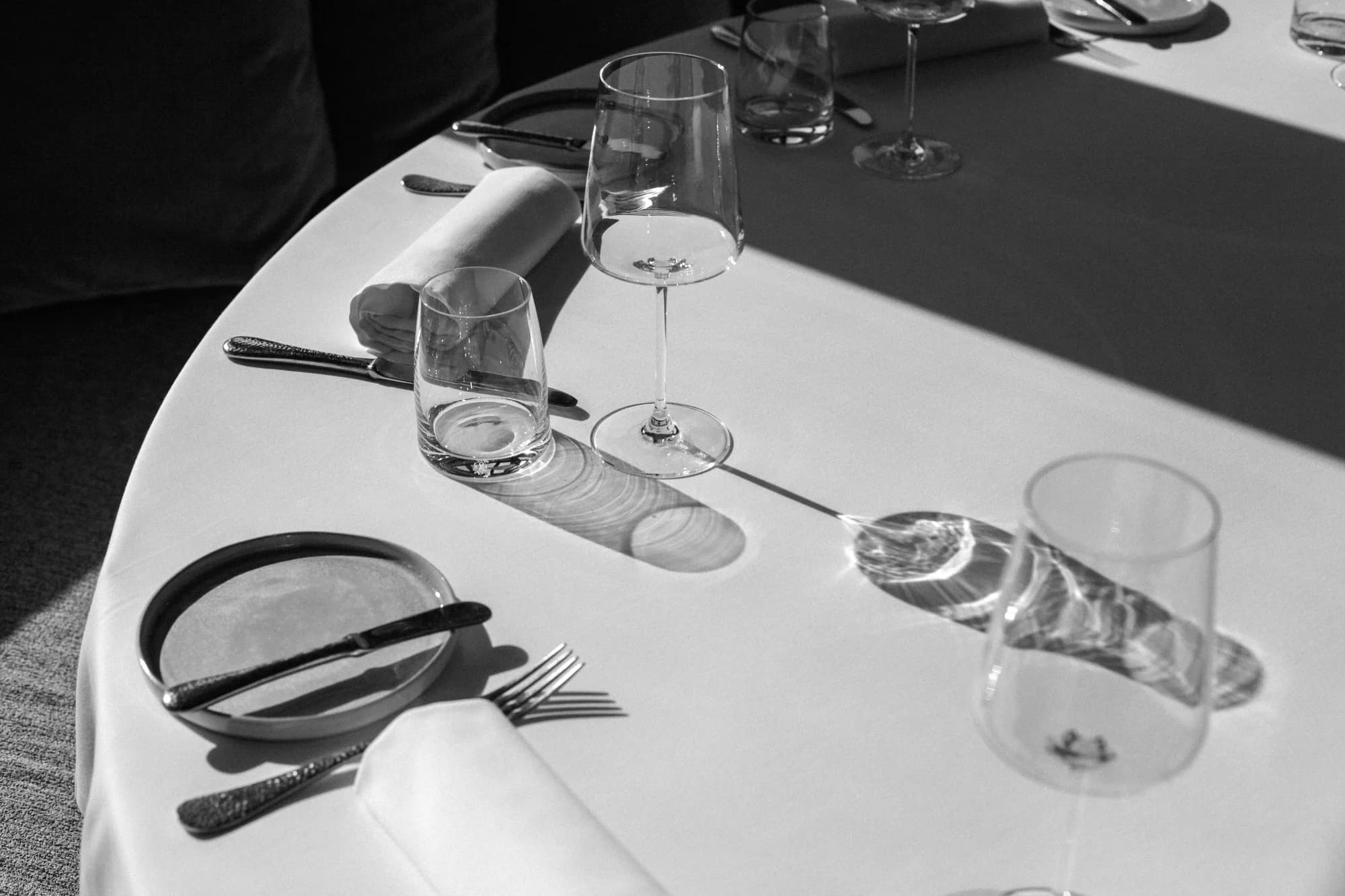 Two wine glasses — representative photo, not taken at La Vita — Barrachnie