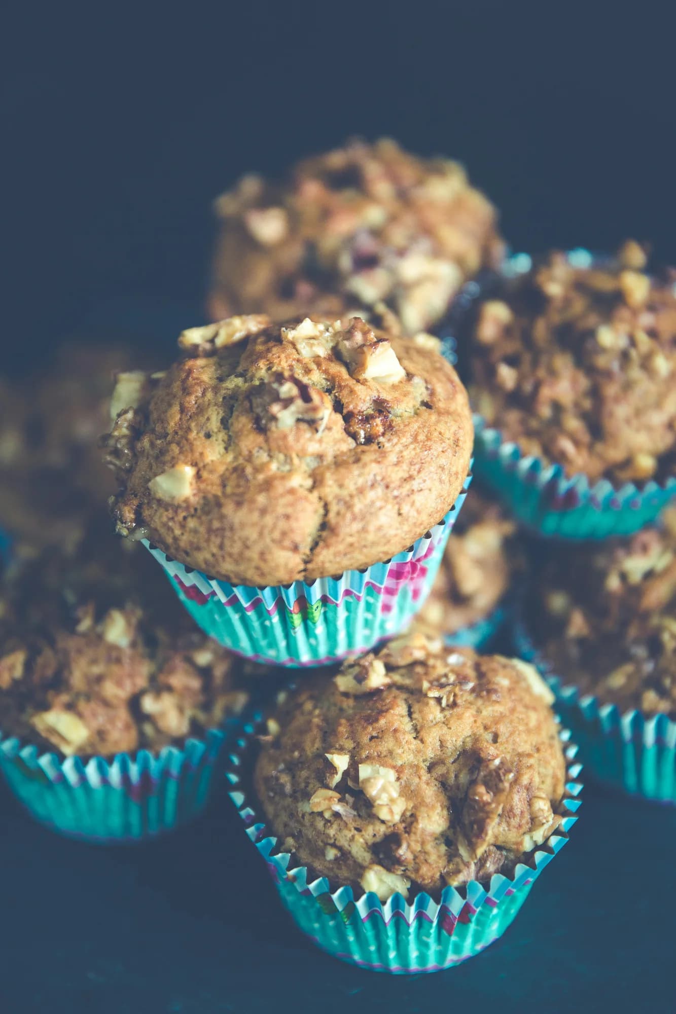 Muffins in a bakery display — representative photo, not taken at Muffin Break — St. Enoch