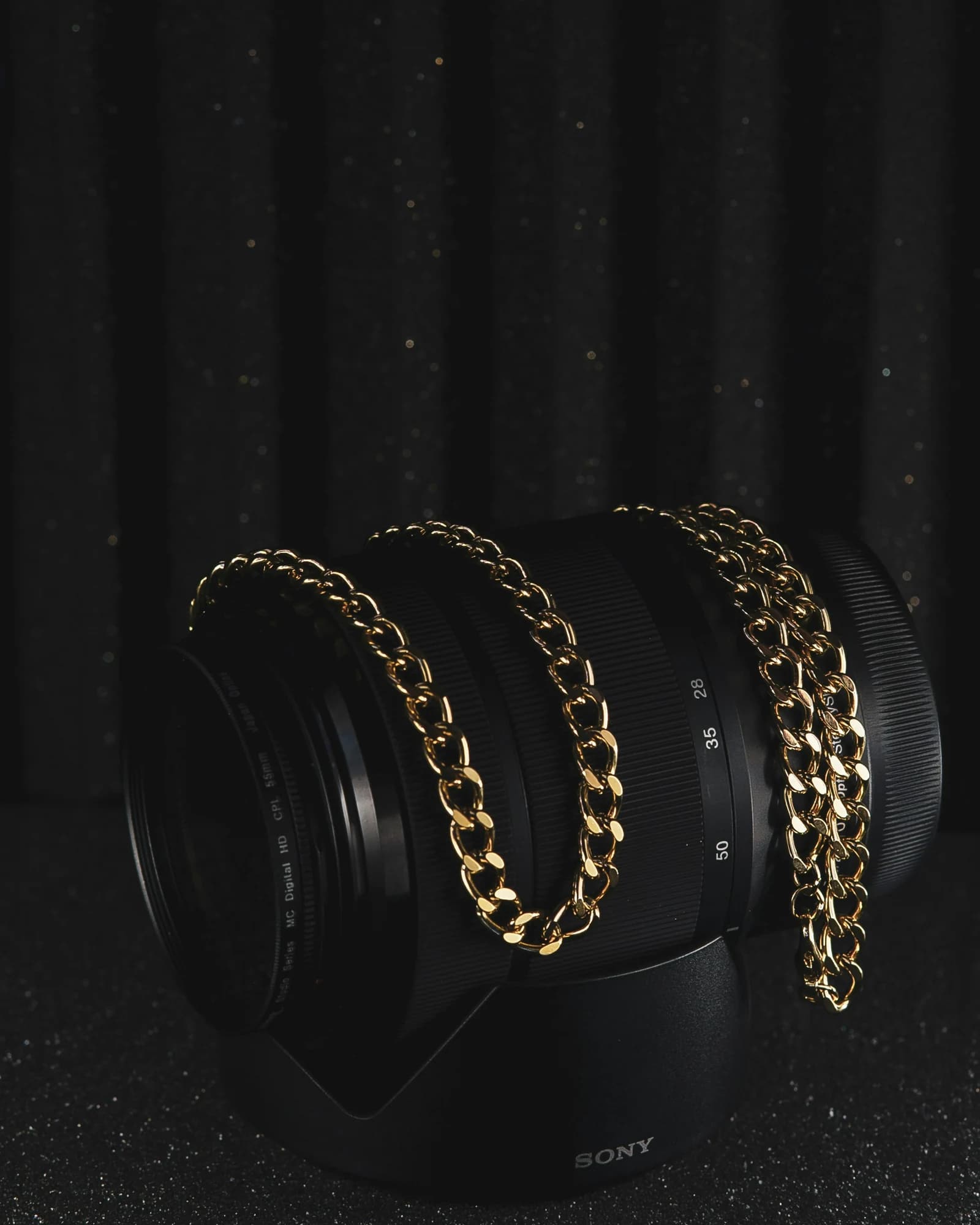 Silver bracelet on black surface — representative photo, not taken at Pandora — St. Enoch