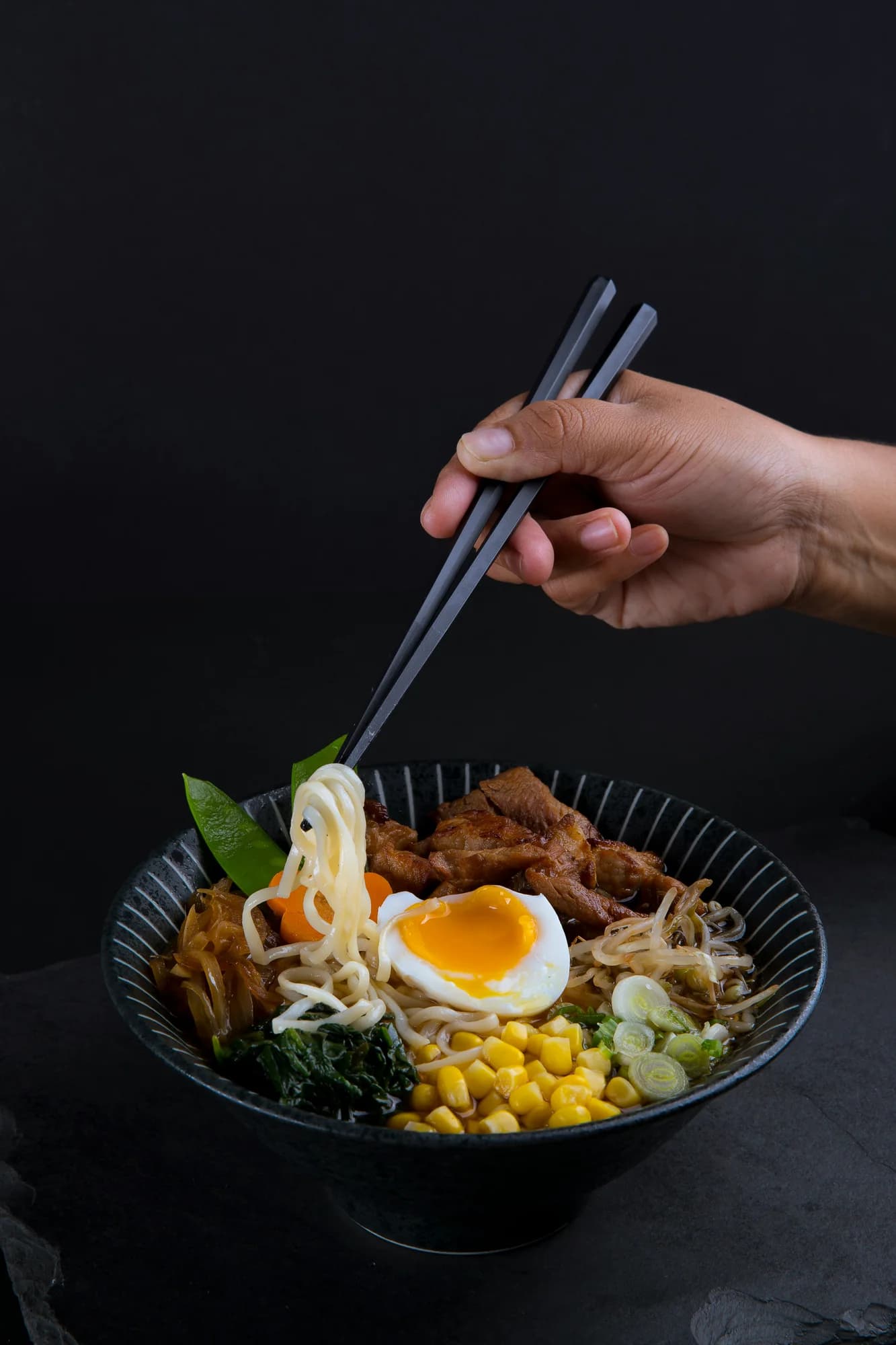 Ramen bowl — representative photo, not taken at wagamama — St. Enoch