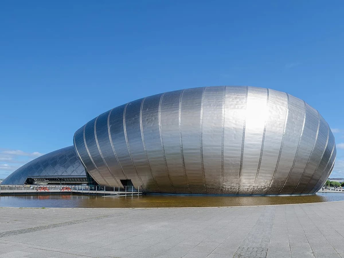 Glasgow Science Centre and Tower beside the Clyde