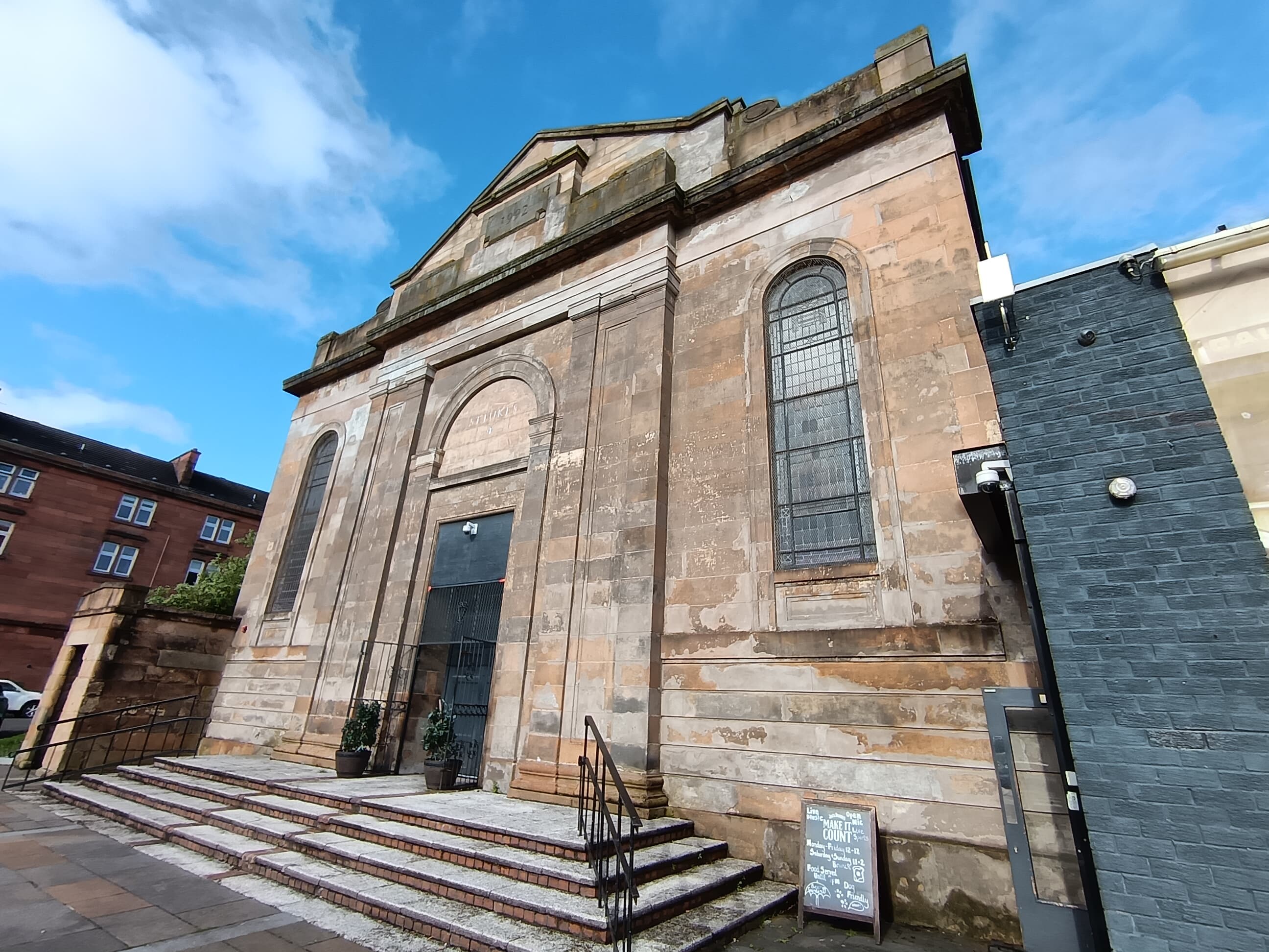 Saint Luke’s music venue frontage on Bain Street