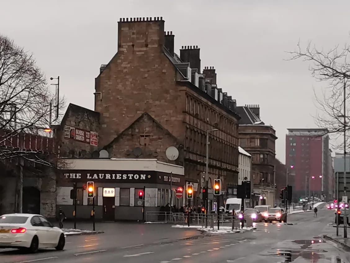 The Laurieston pub frontage in Glasgow
