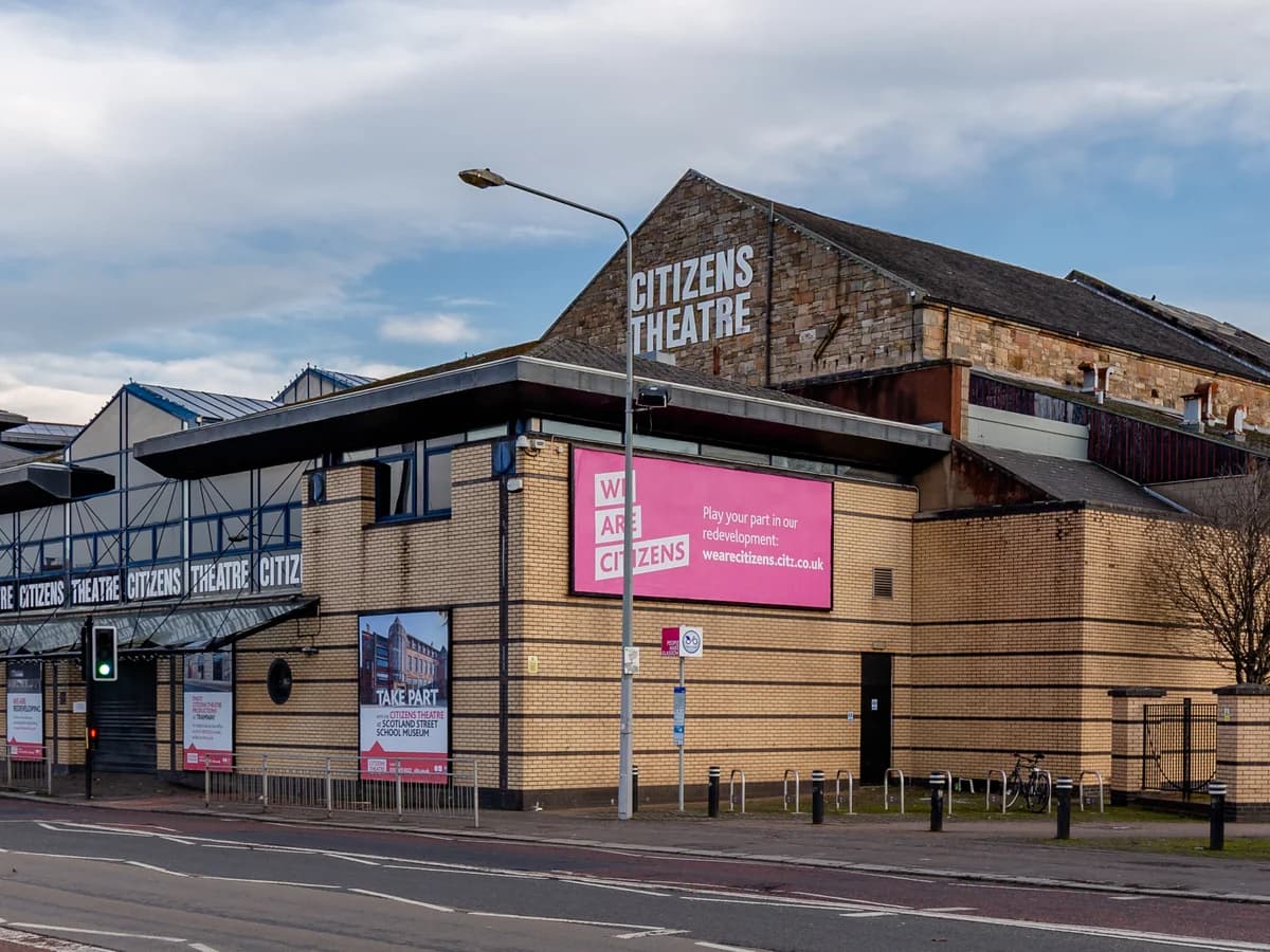 Citizens Theatre exterior in the Gorbals