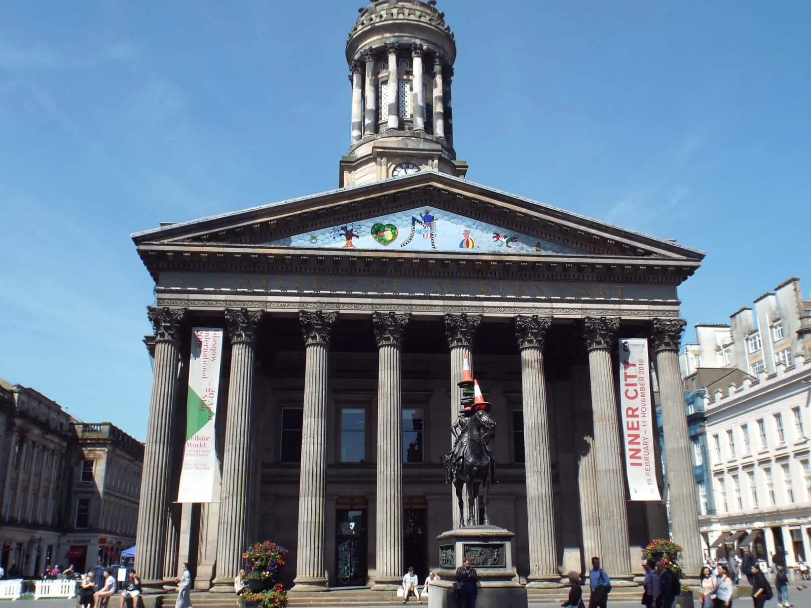 Gallery of Modern Art front view in Royal Exchange Square, Glasgow