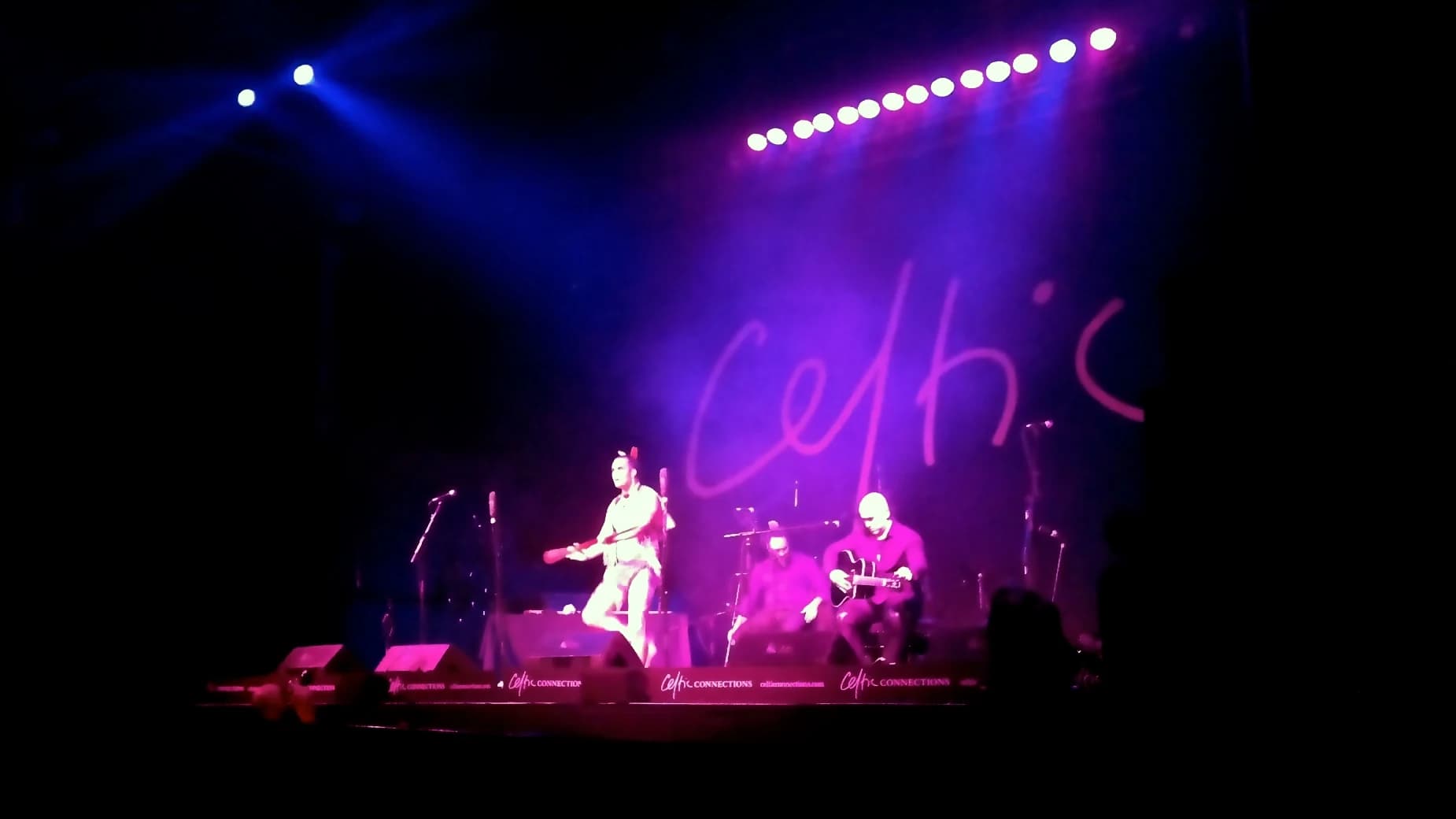 Waiora performing at Old Fruitmarket during Celtic Connections in January 2015