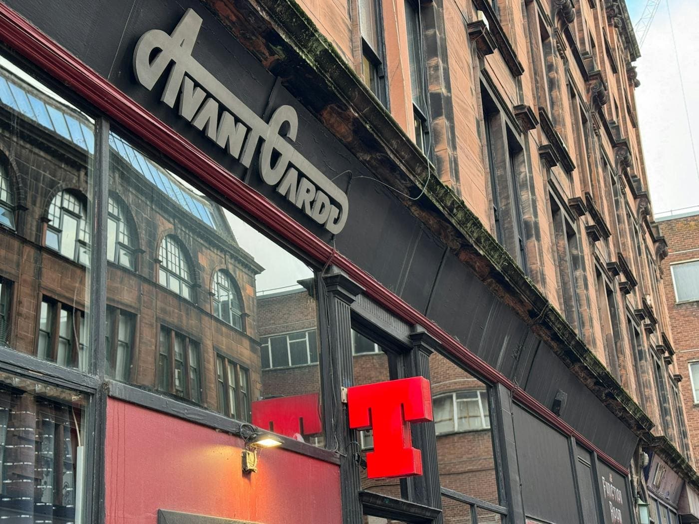 Interior of Avant Garde music bar and restaurant on King Street